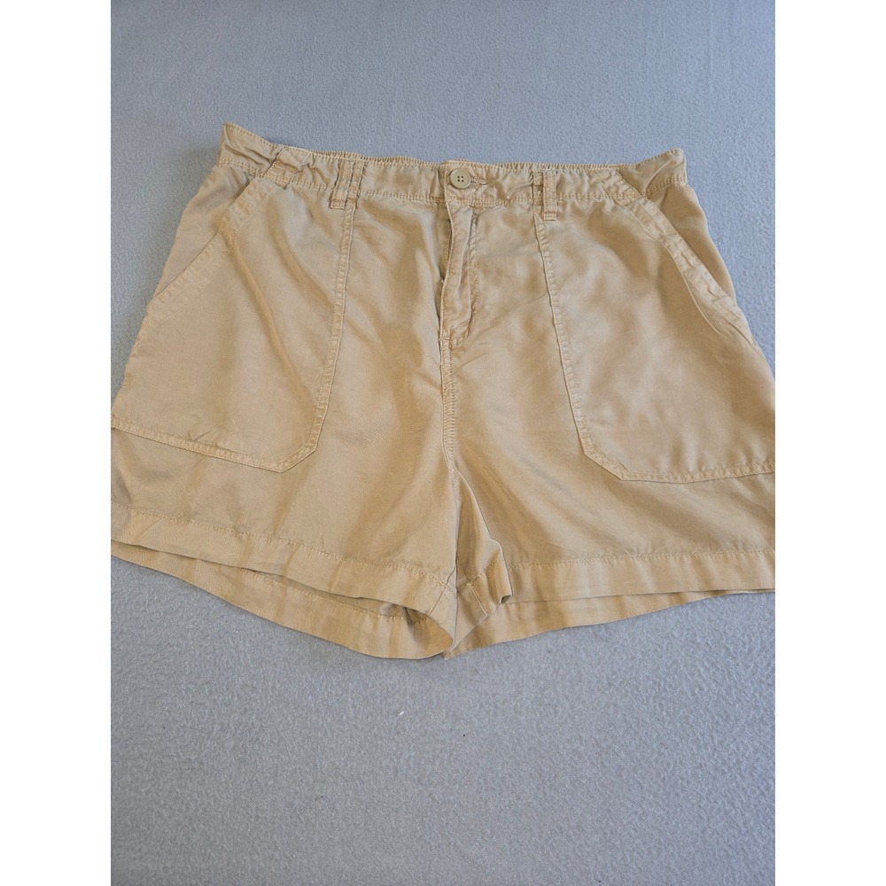Social Standard by Sanctuary Utility Shorts Womens XL Khaki Tan Lyocell XH9058E1